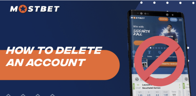 Mostbet how to delete account